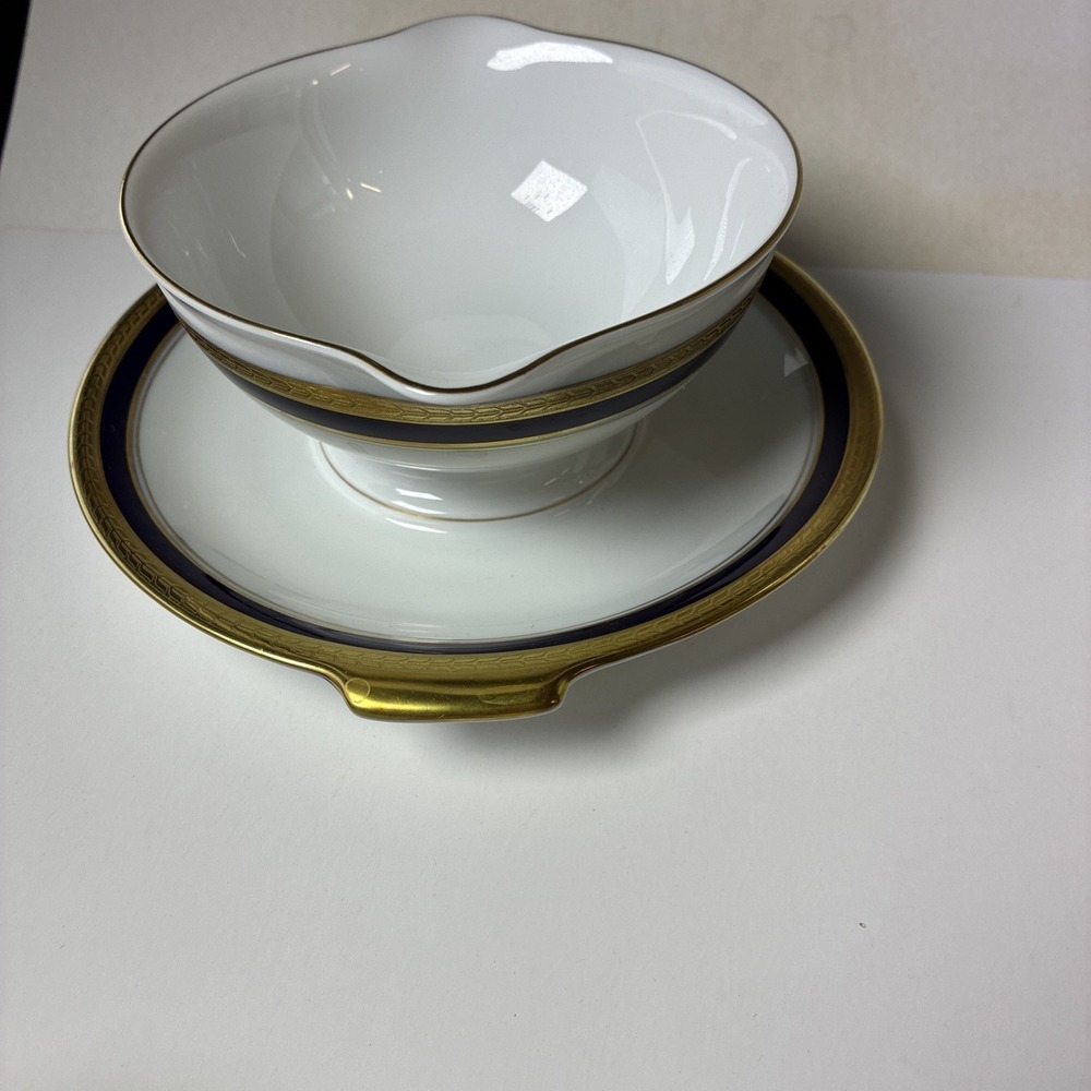 Rosenthal Germany EMINENCE COBALT BLUE & GOLD Set of 11 Tea Service Partial (20F - Picture 12 of 16